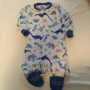 Fleece zip up pajamas